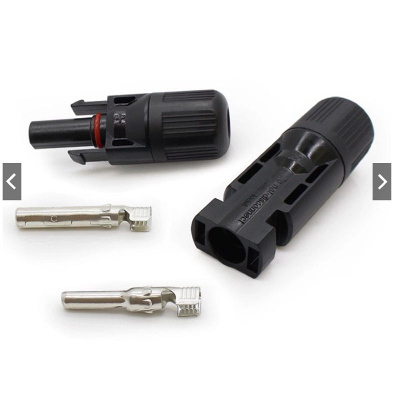 หัว MC4  ข้อต่อ MC4 โซล่าเซลล์ เซ็ต 4คู่