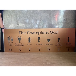 ป้ายเหล็กฉลุลิเวอร์พูล Liverpool “The Champion wall” สาวกหงส์แดงต้องไม่พลาด