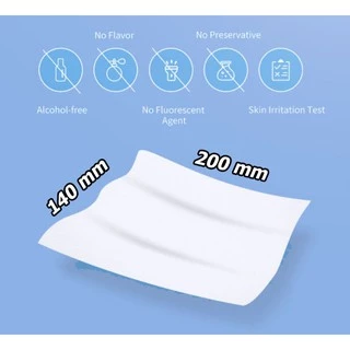 🔥ถูกที่สุด🔥 ทิชชู่เปียกแผ่นใหญ่ 10แผ่น กระดาษเปียก Baby Wipe Wet Wipe!!!