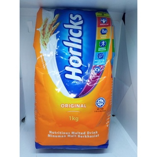 ฮอร์ลิค เครื่องดื่มมอลต์ ชนิดผง Horlicks Original Nutritious Malted Drink 1kg พร้อมส่ง