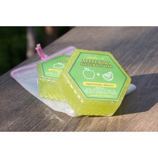 Apple&amp;Kiwisoapสบู่ล้างหน้าสำหรับคนผิวแพ้ง่ายสูตรอ่อนโยน