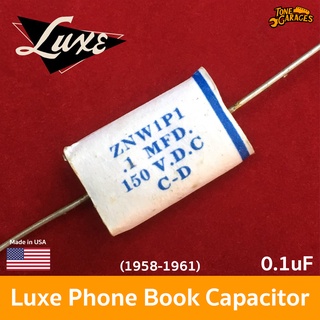 Luxe Phone Book 0.1uF Capacitor for Strat (1958-1961) คาปาซิเตอร์ วินเทจ กีต้าร์ไฟฟ้า