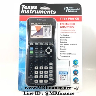 Texas Instruments TI-84 Plus CE-BK เครื่องคิดเลขกราฟิก ของใหม่ ของแท้ โฉมใหม่
