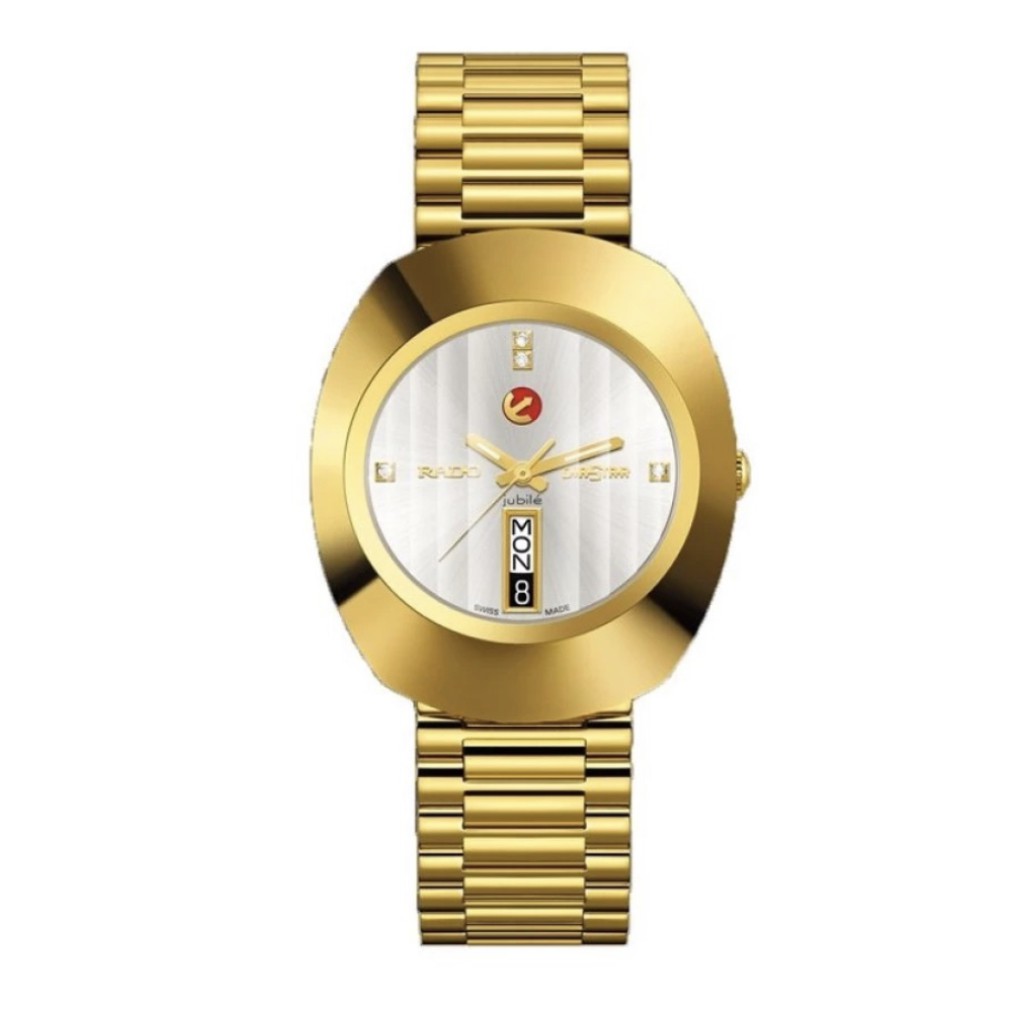 RADO Original Diastar Jubile Automatic Man's Watch รุ่น R12413783 - 4Diamond Gold/White