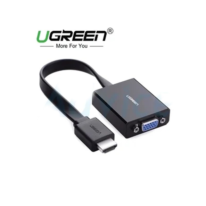 Converter HDMI TO VGA (AUDIO) Adapter UGREEN (40248)By Shopee  SuperTphone1234