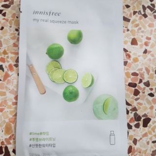 innisfree its real squeeze mask lime