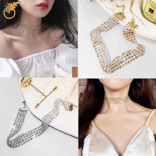 【COD Tangding】เครื่องประดับแฟชั่นสร้อยคอโซ่ chocker สไตล์เกาหลี