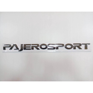 B.S.D โลโก้ PAJEROSPORT ตัวชุปโครเมี่ยม