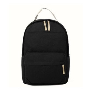 VivaBag กระเป๋าเป้ แฟชั่น สะพายหลัง รุ่น Muji Korea Couple - Black