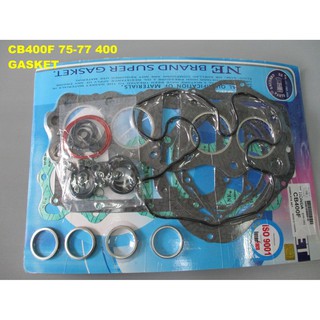 HONDA CB400F year 1975-1977 400 FOUR SUPERSPORT COMPLETE GASKET SET "NON ASBESTOS" // ปะเก็นเครื่องชุดใหญ่ ไม่มีแร่ใยหิน