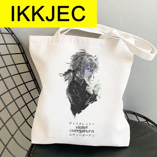 violet evergarden แพ็คลายการ์ตูน bag jute cloth cloth grocery recycle bag reciclaje sacolas cotton canvas sacolas jute reciclaje string foldable fabric eco tote