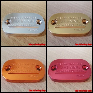 ฝาปิดปั๊มดิสเบรคหน้า แบบตัวอักษร / Fino / Mio [Trusty]