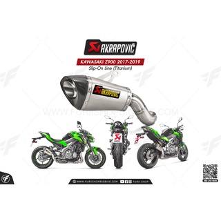 ท่อแต่ง Akrapovic Exhaust Slip-On Line (Titanium) Shorty KAWASAKI Z900 2017-2019