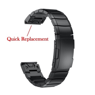 สายนาฬิกาข้อมือ สายสแตนเลสโลหะ ปลดเร็ว ขนาด 20 มม. สําหรับ Garmin Approach S70 42 มม. D2 Delta S