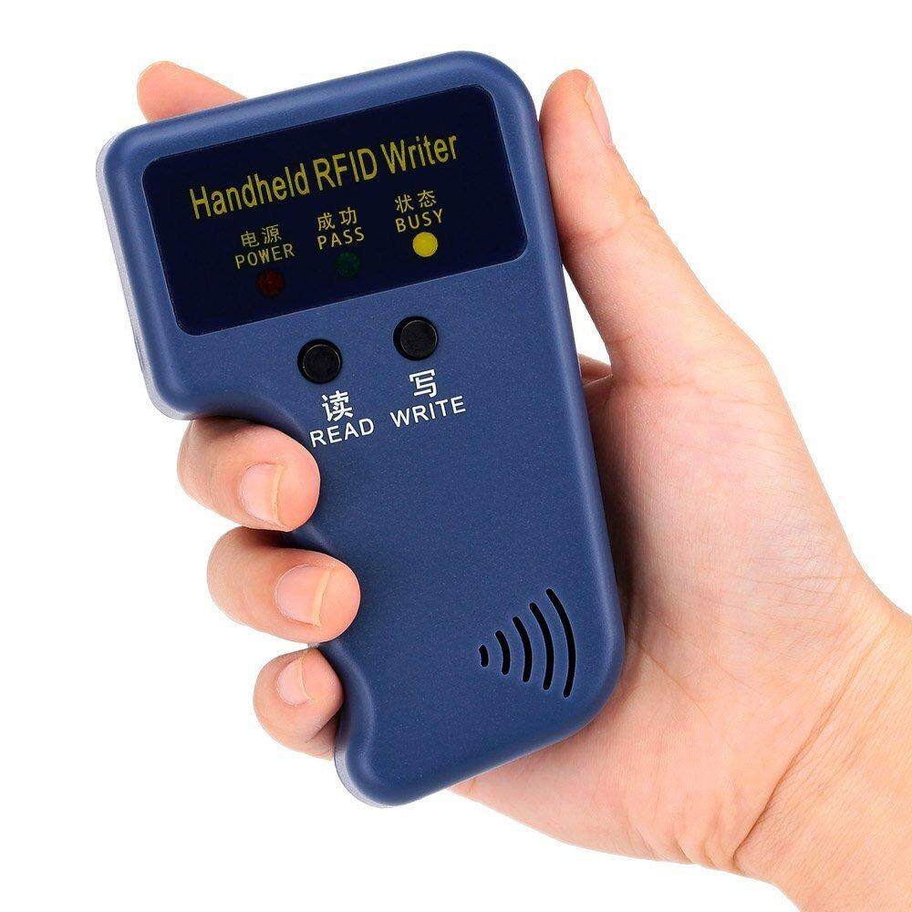 Asiali new 125khz handheld rfid id card copier reader writer with 1