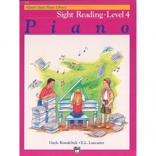 หนังสือเรียนเปียโน Alfred Basic Piano Sight Reading 4