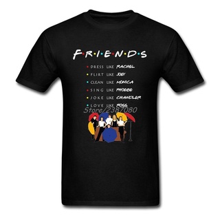 เสื้อยืดพิมพ์ลายเสื้อยืด✑New Be Like Friends Tv Show T Shirt Resilient MenS Clothes Cotton 3Xl Short Sleeve