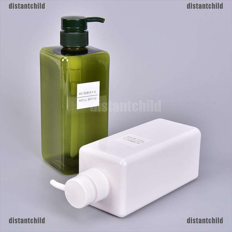 Dsth ขวดปั๊มเปล่า พลาสติก ขนาด 650 มล.