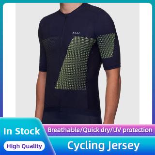 【มีสินค้า】Men MAAP Slice Pro Ar Jersey Summer Short Sleeve NEW Racing Downhill Cycling Jersey Mountain Bike Motorcycle Sportwear Outdoor Breathable Summer Tops Bicycle Shirt