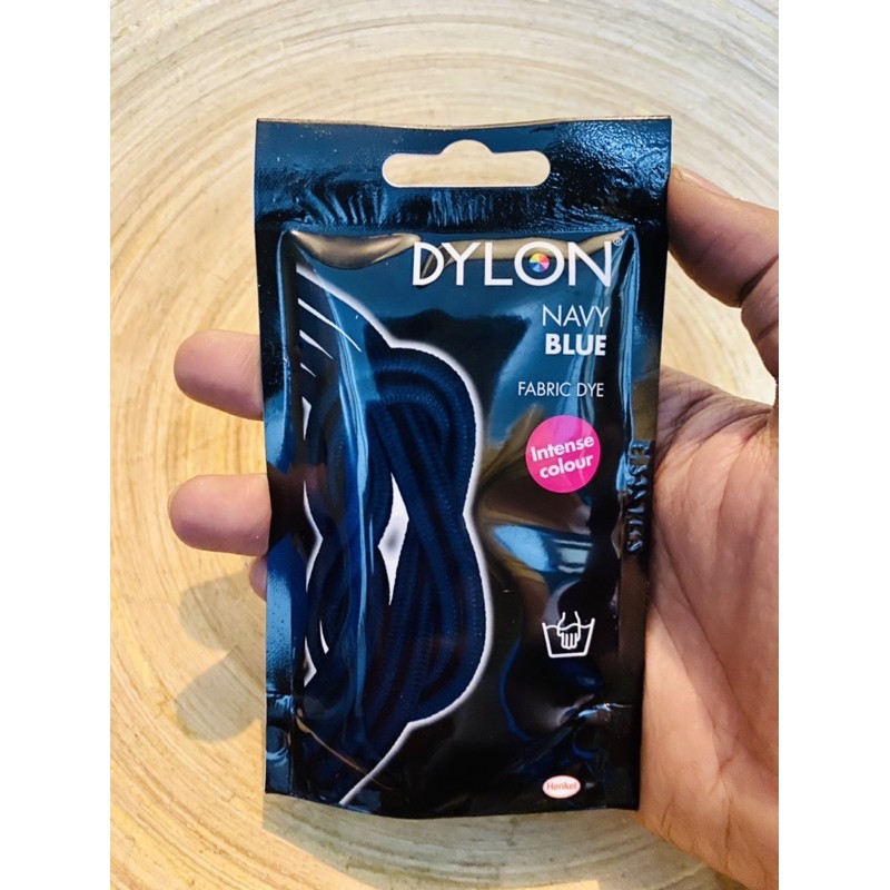 สีย้อมผ้าสีกรมท่า (สูตรย้อมเย็น) ขนาด 50 กรัม Dylon Navy Blue Fabric Dye ช่วยให้คุณย้อมเปลี่ยนสีเสื้