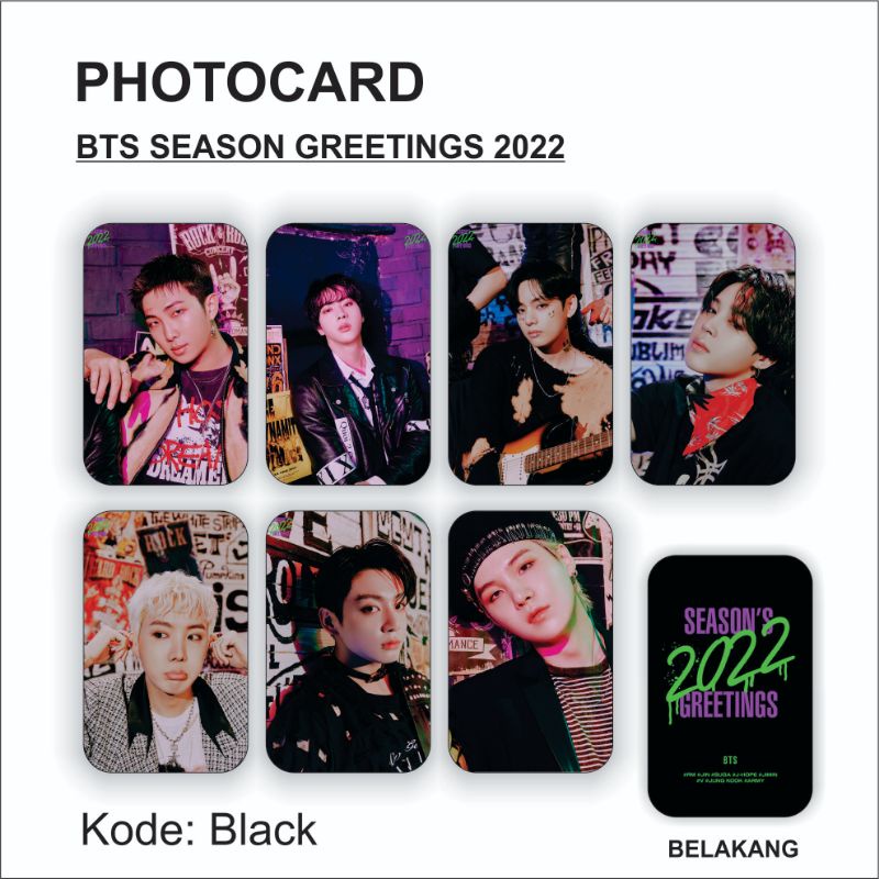 BTS CHAKHO Photocard คําอวยพรฤดูกาล 2022 (UNOFFICIAL)