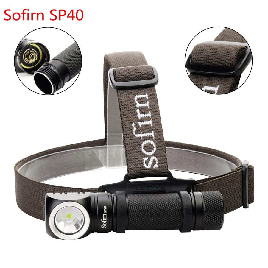Sofirn SP40 LED Headlamp Cree XPL 1200lm 18650 USB Rechargeable ...
