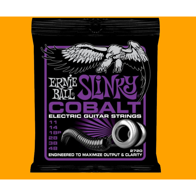 สายกีต้าร์ไฟฟ้า Ernie ballชุบนิกเกิลเบสสตริง