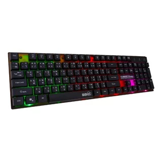 (ใส่กล่อง+ห่อกันกระแทก) คีย์บอร์ด Signo KB-712 Illuminated Rubber dome keyboard คีย์บอร์ดเกมมิ่ง ปุ่มเงียบ นิ่ม