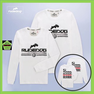 Rudedog เสื้อแขนยาว ชาย หญิง รุ่น Next dog สีขาว