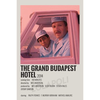 โปสเตอร์ ลายภาพยนต์ The Grand Budapest Hotel