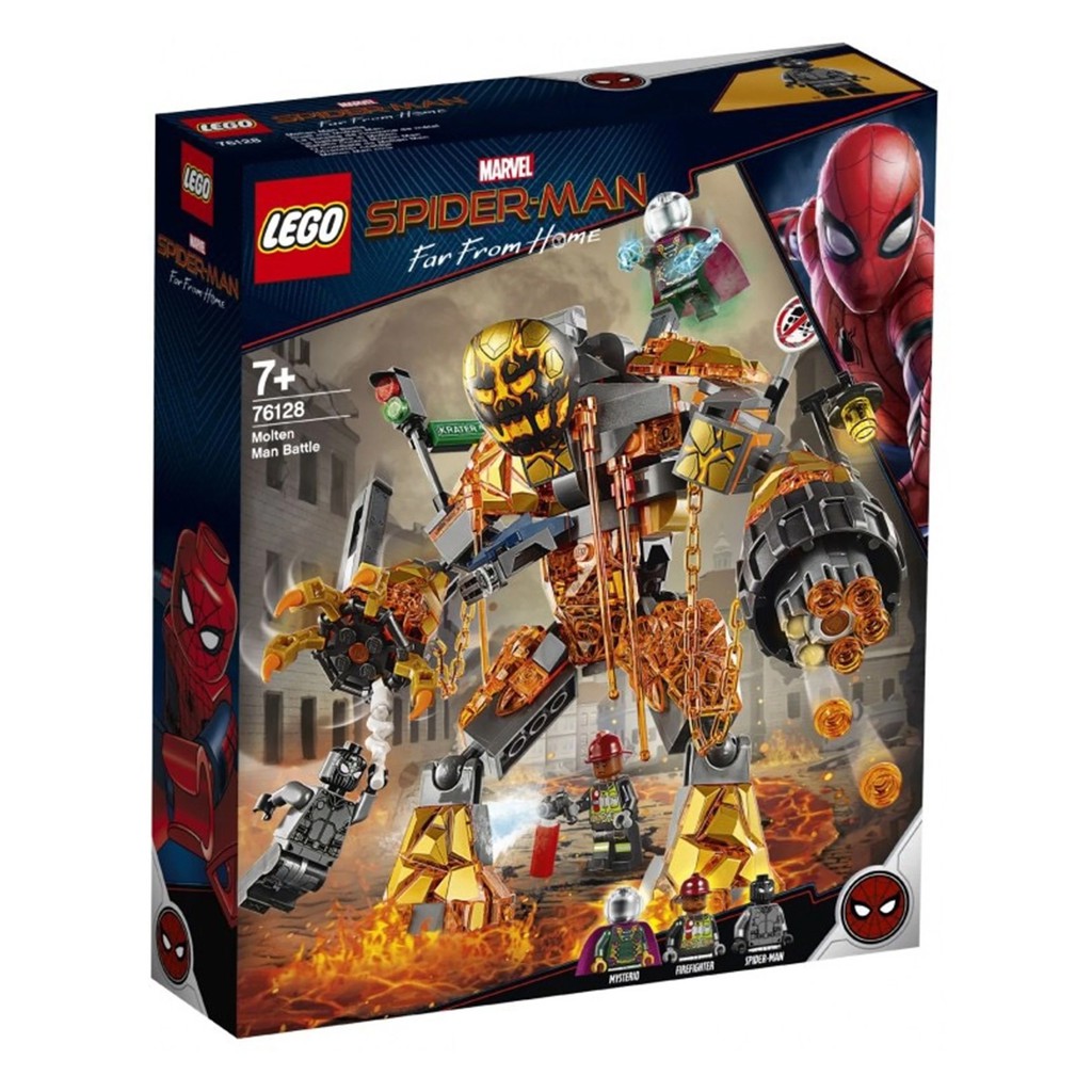 76128 : LEGO Marvel Super Heroes Spider-Man Molten Man Battle