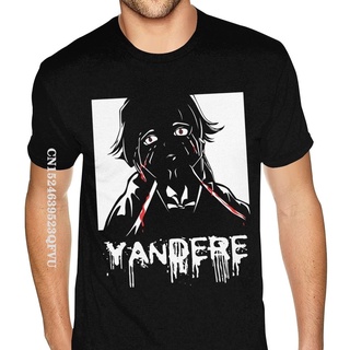 เสื้อยืดคอกลม พิมพ์ลายอนิเมะ Yandere Mirai Nikki Make Your Own สไตล์เรโทร สําหรับผู้ชายS-5XL