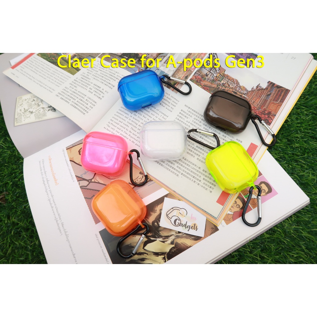<พร้อมส่ง> Airpods Case for A-pods Gen3 เคสใสแอร์พอท Gen3 พร้อมห่วงคล้อง