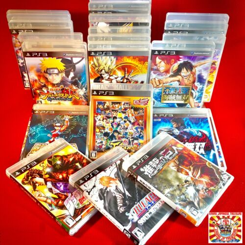 ps3 แผ่นเกมส์แนวสาย อนิเมะ  การ์ตูน​ญี่ปุ่น​การ์ตูน​ดังยอดนิยม