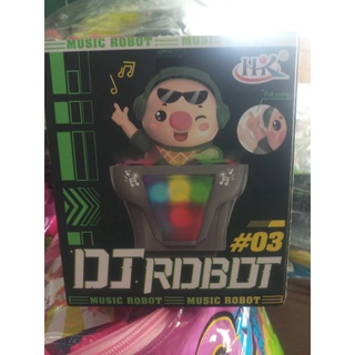 ของเล่นหมู DJ มีเสียง มีไฟ วิ่งชนถอย