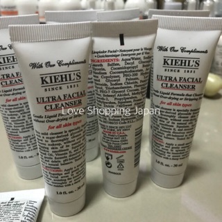 Kiehls คลีนเซอร์ทำความสะอาดผิว Ultra Facial Cleanser 30ml. ของแท้ พร้อมส่ง