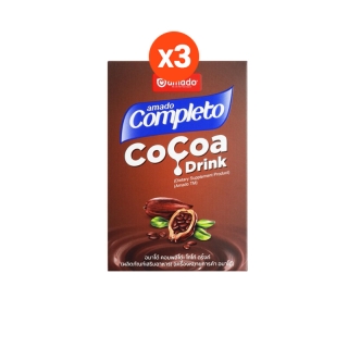 Amado Completo Cocoa Drink - อมาโด้ คอมพลีทโตะ โกโก้ ดริ้งค์ 3 กล่อง (1กล่อง บรรจุ 10 ซอง)