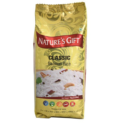 ข้าวบาสมาติก Nature Gift Classic 1 KG (Basmati Rice)
