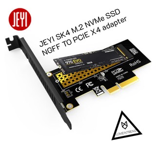 Adapter M.2 NVMe SSD NGFF TO PCIE 3.0 X4 Jeyi SK4 พร้อมส่งในไทย