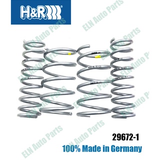 H&amp;R สปริงโหลด (lowering spring) บีเอ็มดับเบิลยู BMW E34 5series  525i,530i,535i เก๋ง 88-95 24v..หน้าลง35 มิลหลังลง 10มิล