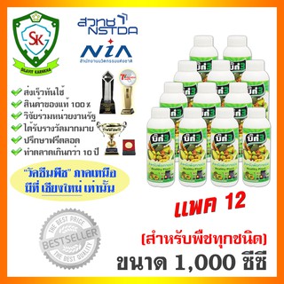 วัคซีนพืช บิ๊ก3 / บิ๊ก ขนาด 1 ลิตร (สำหรับพืชทุกชนิด) แพค 12 ฮอร์โมนพืช ปลอดภัยต่อเกษตรกร ใช้ป้องกันโรคพืชและแมลง