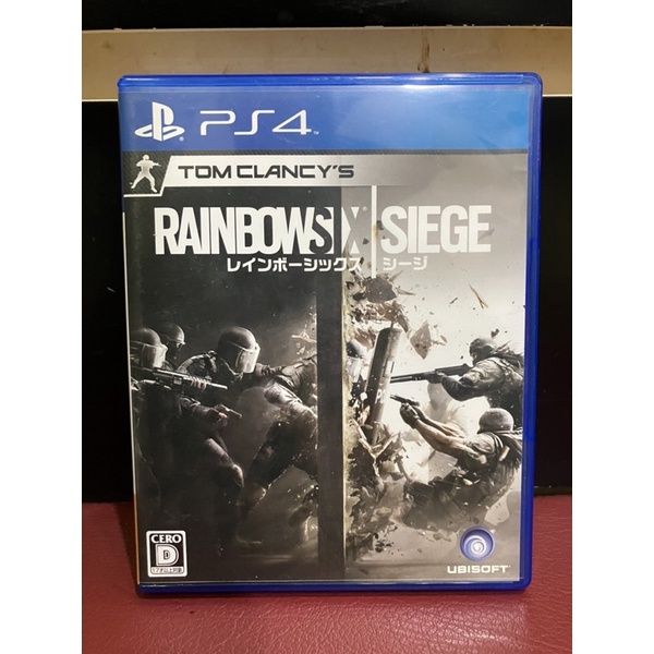 แผ่นเกมแท้ PS4 มือสองเหมือนใหม่ “Rainbow Six Siege” JP zone2