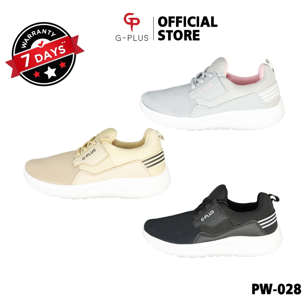 G-PLUS Sneaker รุ่น PW028 รองเท้าผ้าใบ สนีกเกอร์ ผู้หญิง ใส่ได้ทุกเพศทุกวัย (1390)