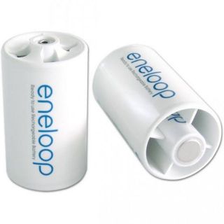 Eneloop D Adaptor แปลงถ่านขนาด AA เป็น ขนาด D จำนวน2ก้อน (สินค้าไม่รวมถ่านชาร์จ)