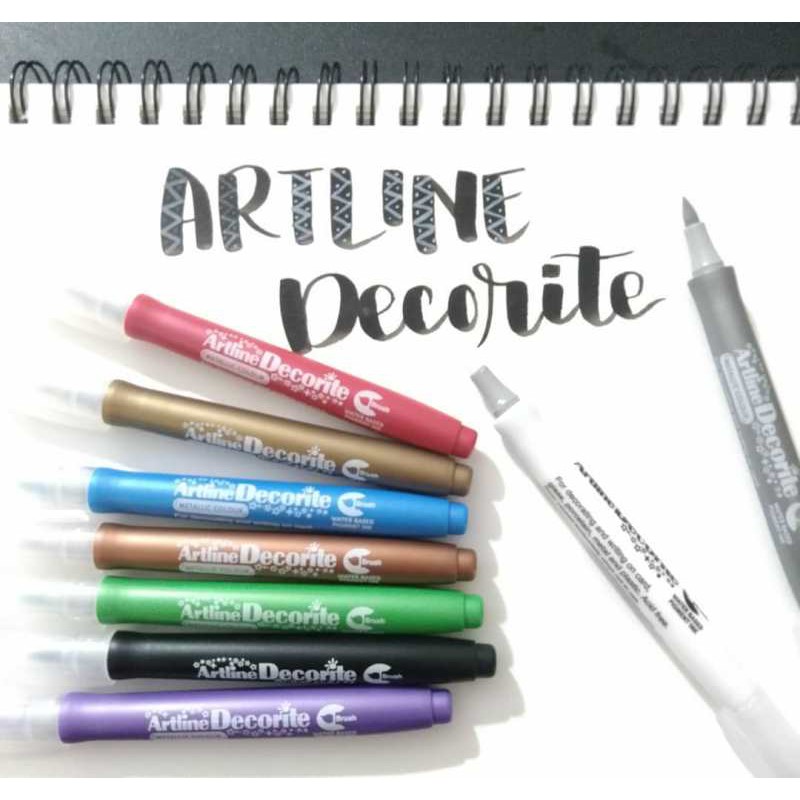 ปากกามาร์กเกอร์เขียนตกแต่ง ARTLINE DECORITE ขนาด 1.0 มม EDF-1