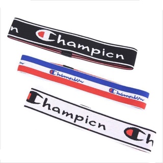 ถูกที่สุด💥ผ้าคาดหัวแฟชั่น💥 Headband Champion ผ้าคาดหัวสไล์เกาหลี สายคาดศีรษะสำหรับเล่นกีฬา