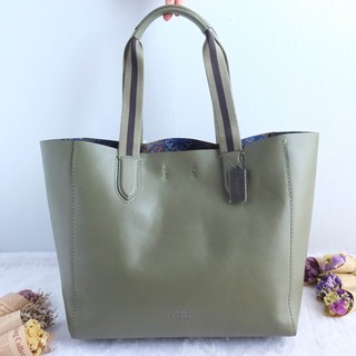 Coach F59392 large derby tote หนังทั้งใบสวยงาม