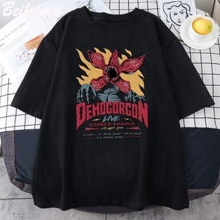 GILDAN เสื้อยืด ผ้าฝ้าย พิมพ์ลาย Eddie Munson Demogorgon 2022 เหมาะกับของขวัญวันเกิด สไตล์เรโทร สําหรับผู้ชาย