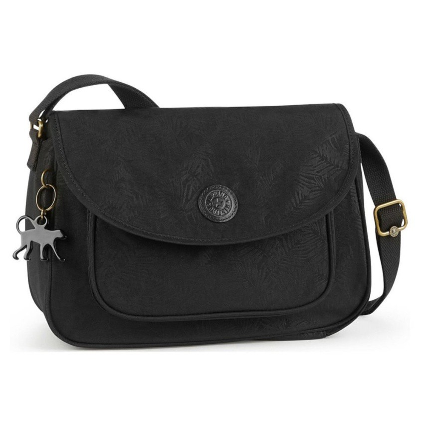 Kipling กระเป๋าสะพาย Sunita Crossbody bag - สี Black Leaf