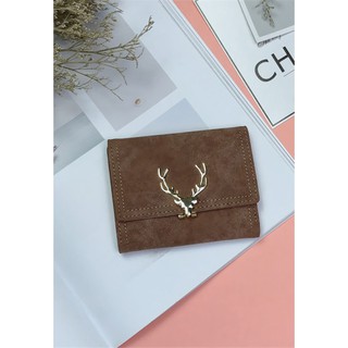 Mirror Dress กระเป๋าสตางค์แบบสั้น Small Wallet With Reindeer Clip